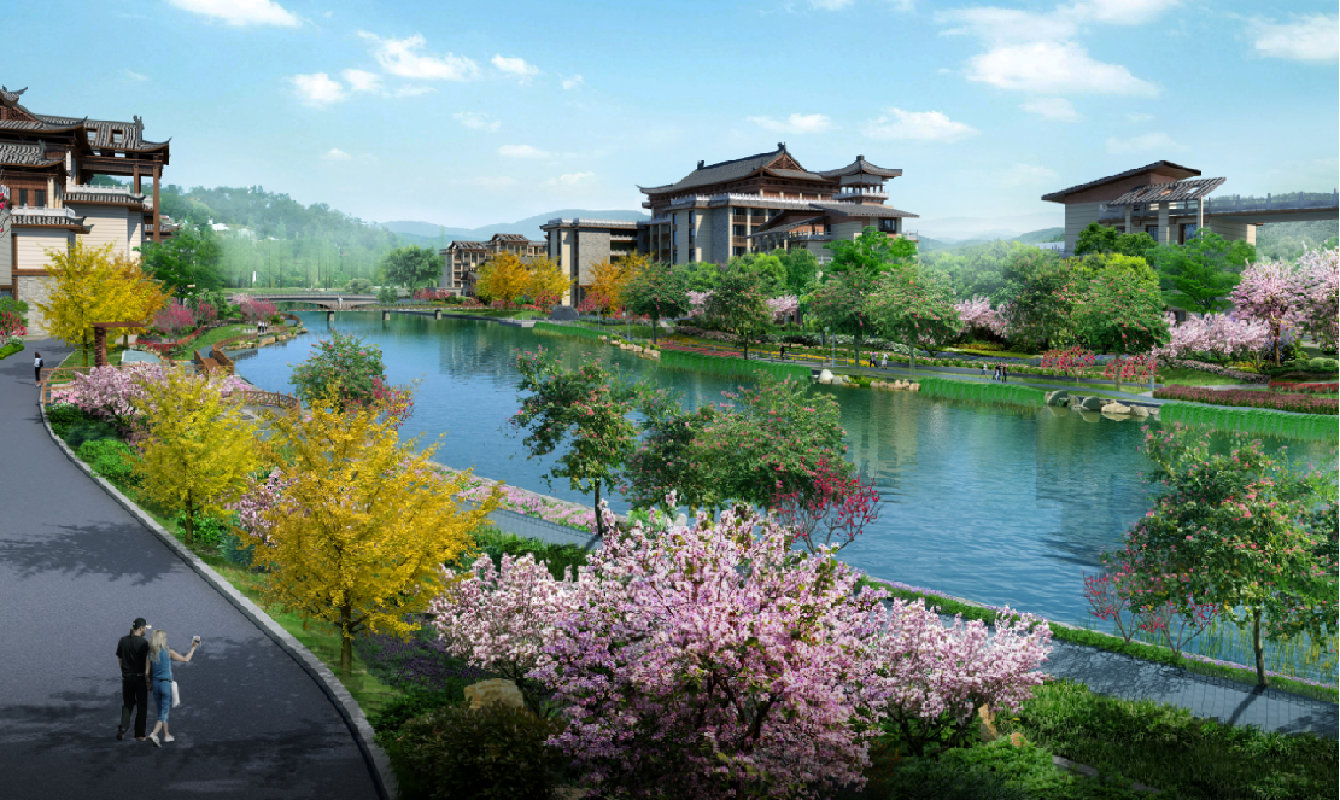 恭城多彩瑤鄉文化旅游特色小鎮水系景觀
